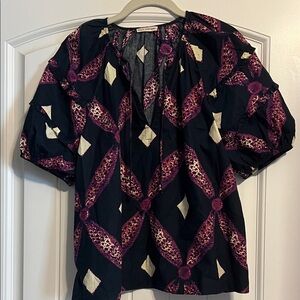 Ulla Johnson size 8 printed top